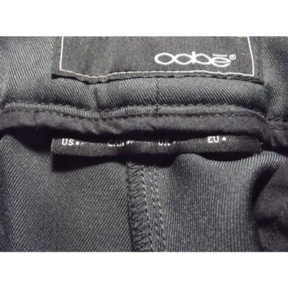 oobe Pants Womens Plus Size 28 x 31" Gray Flat Front straight leg Uniform Work - Picture 4 of 9